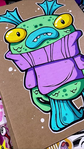 Step by step Posca drawing tutorials 🎨✍️#Posca #PoscaPens #PoscaArt #PoscaMarkers #PoscaLove #PoscaAddict #PoscaArtist #Kofi #KofiArtist | Doodle with Korp