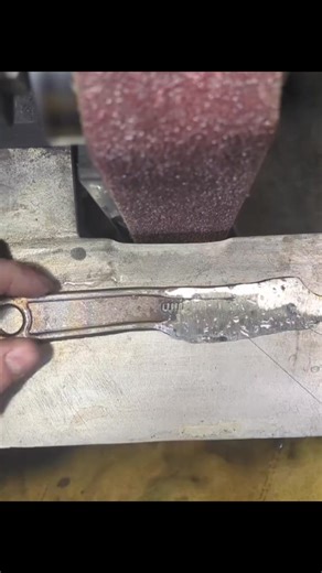 934K views · 10K reactions | A short video I took a little while ago of grinding in the profile of a wrench knife. This machine is a 2hp 2x72 Belt sander using a 36 grit ceramic belt that is too worn down for use on the | Sybil Adah | Facebook