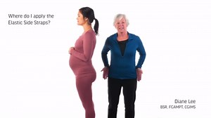 OPTP Maternity Support Belt by Diane Lee - Extra-Strong Targeted Compression Pregnancy Belts for Pelvic and Back Support During Pregnancy and/or Postpartum - (Size Medium)