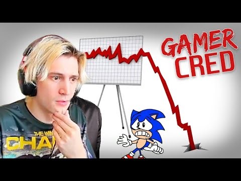 Gamer Credit Score is Falling! xQc Reacts to videogamedunkey