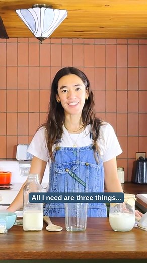 Making your own kefir is cheaper and healthier than what you buy at the store! Traditional kefir is also: ✨ Rich in Vitamin B, minerals & protein ✨ Triple the probiotics than yogurt ✨ Super easy to make and maintain! 100% satisfaction guarantee! Give it a try and order traditional grains for fresh, homemade kefir every day. | Mountain Kefir