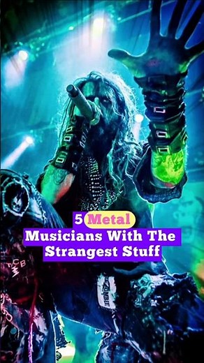 Top 5 Metal Musicians With the Strangest Stuff Ever #metalmusic #musichistory #musician