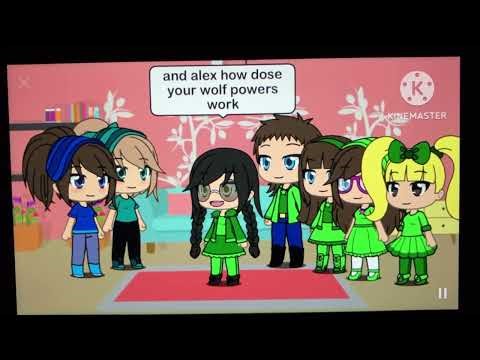 Ashley and Alex tells how they met Sophia and shows the blue wolf power