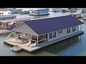 27 x 49 Floating Cabin (Approx 1343sqft - 3Bed/2Bath) For Sale on Norris Lake TN - SOLD!