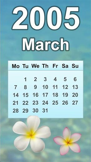March 2005 Calendar