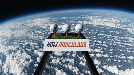 We played golf in space