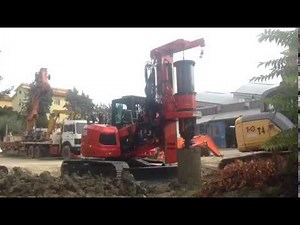 Tescar CF4 _ MINI piling rig in Extreme Low Headroom configuration