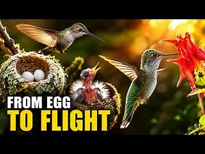 The Complete Life Cycle of a Ruby-Throated Hummingbird | Nest to Flight | Wildlife Documentary 8K