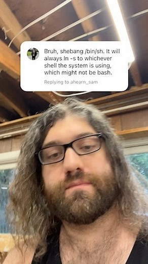 Dave Eddy | i don’t fully agree with this when trying to write a bash script. you suck at programming #programming #devops #bash #linux #unix #software... | Instagram