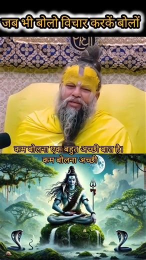 जब भी बोलो विचार करकें बोलों #mahadev #shivratri2026 #lifetruth