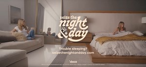 Jennifer Aniston sees double in ad waking the public up to insomnia
