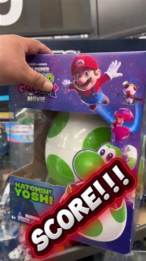 Mario galaxy movie Yoshie hatching egg shipper spotted. But was I too late?