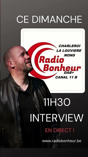 Olivier Loin sur radio bonheur ce dimanche