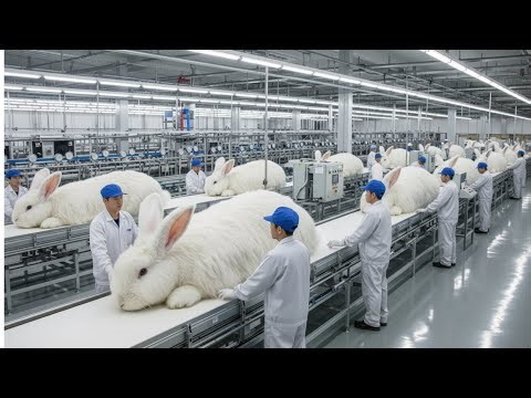 Inside an Angora Rabbit Wool Factory Full Process From Fiber to Luxury Winter Clothing