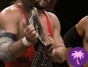 29 years ago today, Hollywood Hogan defeated The Giant to win the WCW World Heavyweight Title and then spray painted "NWO" on it 🤘🏻 | 90s WWE