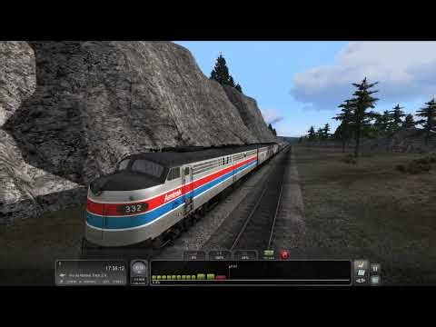 1.02 Donner Spring - Donner Pass - EMD E8 Amtrak - Train Simulator Classic