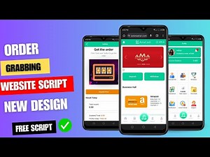 Make An Order Grabbing Website By Using Free Php Script || Order Grabbing Website Free Script