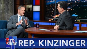 Rep. Adam Kinzinger talks about saying goodbye to his colleagues on the Jan 6 Committee and offers a prediction as to whether the Department of Justice will bring charges against the former president as the committee recommended. Stick around for more with Rep. Kinzinger! | The Late Show with Stephen Colbert
