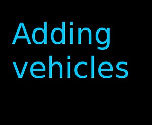 Adding vehicles tutorial
