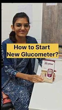 How to Start New #glucometer #sugar #diabetes #mentor #bloodsugartest #bloodsugar #selfmonitoring