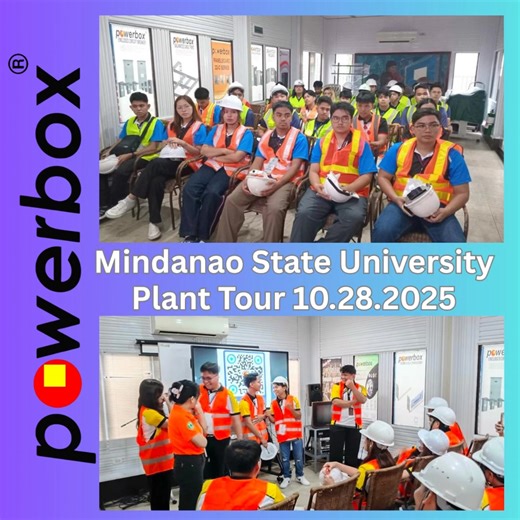 2.1K views · 54 reactions | EDUCATIONAL PLANT TOUR: Thank you for your visit Mindanao State University on October 28, 2025. For more information regarding our products and services, please click on our website: https://totalpowerboxsolution.my.canva.site | Total Powerbox Solution, Inc. | Facebook