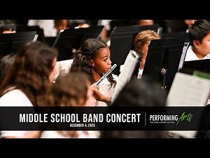 Middle School Holiday Band Concert 2025 | The John Cooper School