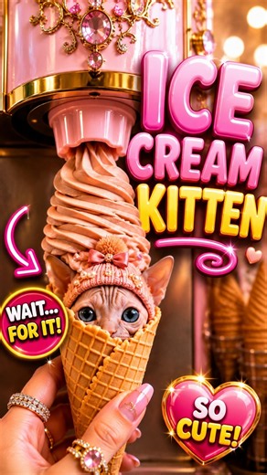 😳🍦 This Ice Cream Machine Has a Cute Surprise