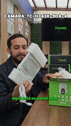 Unboxin cámara solar Tiandy 4G