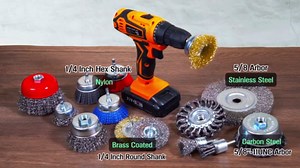 Wire Brush for Angle Grinder Set 6Pack, Knot Steel Wire 4" (Stainless Steel) Wire Wheels with 5/8 Inch-11 Threaded Arbor - for Rust, Clean, Deburring on Cast Iron