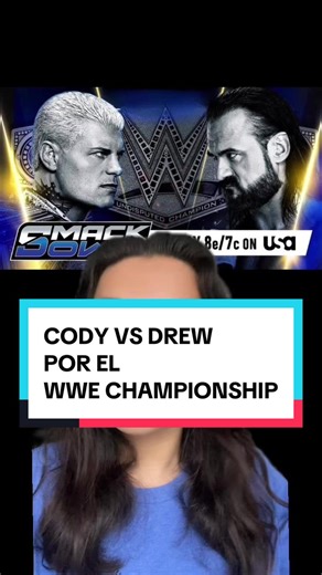 Una vez más, tendremos una lucha entre Cody Rhodes y Drew McIntyre por el WWE Championship. #WWE #drewmcintyre #wrestlemania #wrestling #smackdown