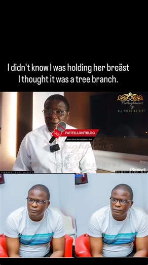 Fatitellgistblogbackup on Instagram: "I see people running and I seize the opportunity to run also and then later, I fell and was holding a tree branch as support. Then later, police arrives for our rescue and suddenly, a slap sounds on me that leave my br£ast. I didn’t know I was holding an escapee br£ast, I thought it was a tree branch. It was then I realized it was a chubby woman that fell on me, while I thinks it was a tree. —Yomi Amodu says during interview as he recounts robbery ordeal’s h