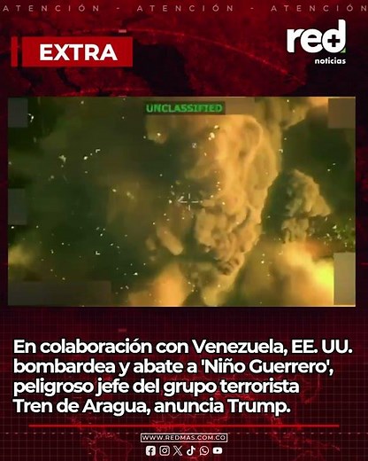 En colaboración con Venezuela, EE. UU. abate al jefe del grupo terrorista Tren de Aragua