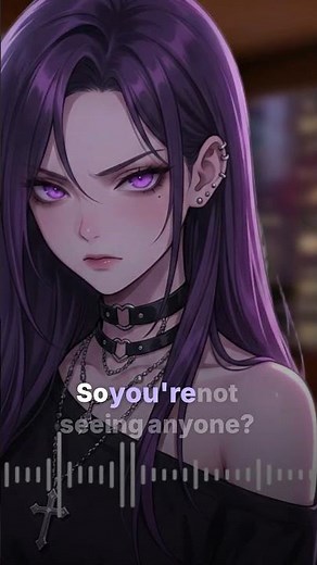 [F4M]Goth girl roommate Put your head on her CHEST[comfort][possessive] #asmr