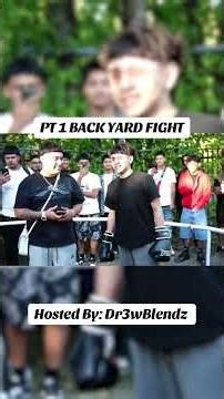 BACK YARD BOXING SAN ANTONIO EDITION 👀
