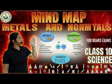 Metals & Non-Metals ONE SHOT🔥| Class 10 Science Fast Revision #class10chemistry #cbseclass10 #viral