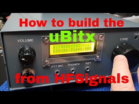 How to build the uBitx from HfSignals part 2, it works wahoo!!