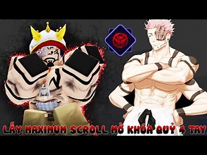 Roblox - THỨC TỈNH MAXIMUM HEIAN ERA QUỶ 4 TAY SUKUNA THUẬT THỨC DEMON VESSEL - Jujutsu Infinite