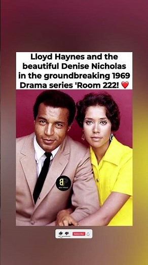 Lloyd Haynes & Denise Nicholas in the Classic Room 222 (1969) ❤️ #shorts