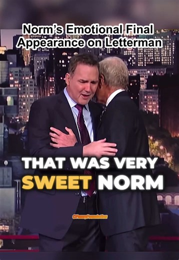 Norm Macdonald’s Emotional FINAL Set on David Letterman Show! 🥹🥹 #comedy #sentimental #fyp