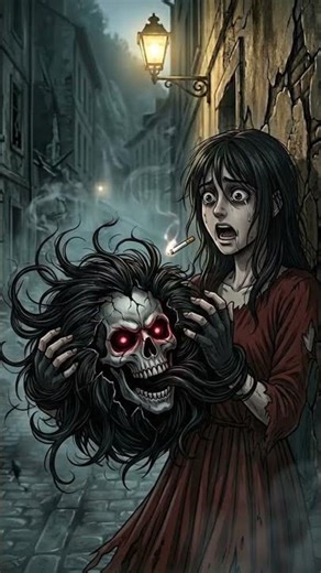 Haunted Hair Ball Turns Into Ghost Skull 😱 Horror Anime Short