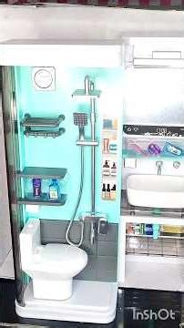 Miniature Bathroom Set Unboxing & Setup | Satisfying Mini Items