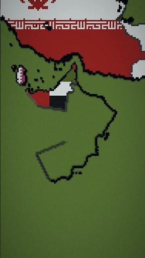 Medium Scale Oman Revamped #minecraft #kuwait #oman #asia #maps #flags #geography