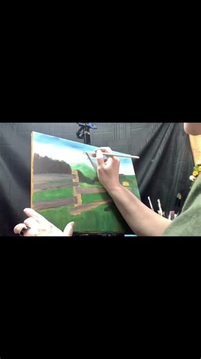 Country Fence landscape tutorial by ‪@thankfulart‬