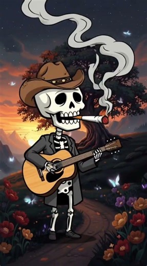 Lonely Skeleton Cowboy – Fingerstyle Guitar Country Song | Dusty Bones & Six Strings