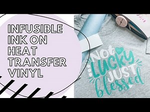 Cricut Infusible Ink on Glitter Heat Transfer Vinyl | Step by Step Tutorial