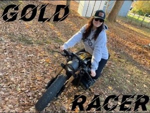 GOLD RACER!! Goldwing GL1000 cafe racer walk around