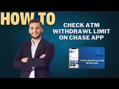 How to check atm withdrawal limit on CHASE APP l DOUBLE Z