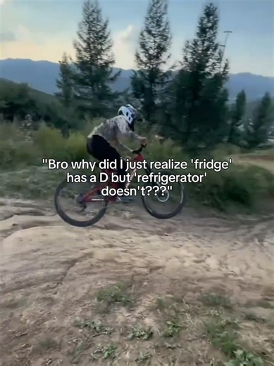 “Now you can’t unsee it 😭 #mtb #bike #riding