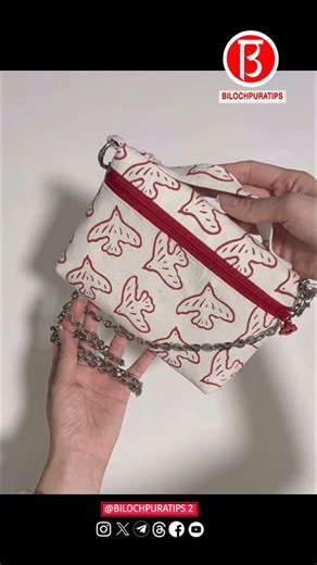 12K views · 42 reactions | Zipper crossbody bag + tutorial Part 2781 Follow My Page Instagram : @bilochpuratips2 Follow My Page Instagram : @bilochpuratips2 . . . . . . #bilochpuratips2 #bilochpuratips #sewing #reels #needlework . | bilochpuratips 2 | Facebook