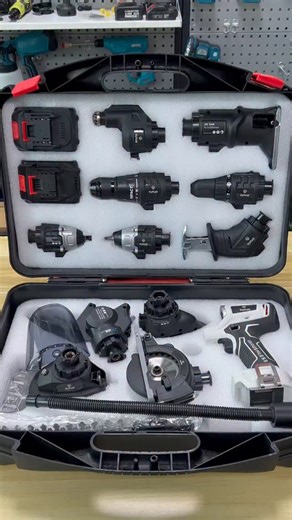ToolZone Store on Instagram: "Multi head power tool set, support diy combination #powertools #cordlesspower #toolsets"